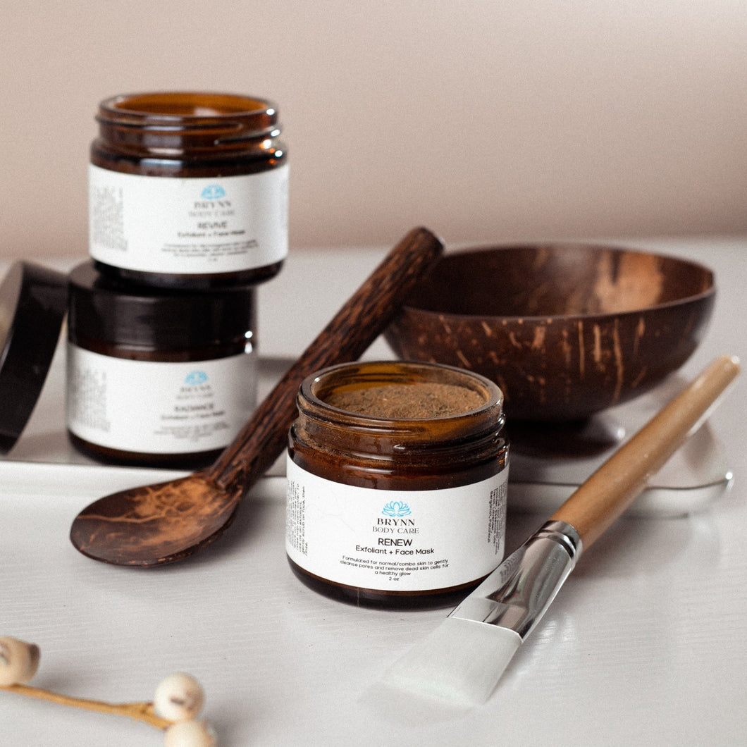 Coconut Bowl Facial Mask Set